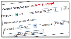Physical Gift Card Ship Tracking